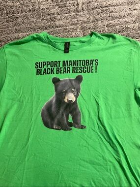 Manitoba Black Bear Rescue shirt-Size L
